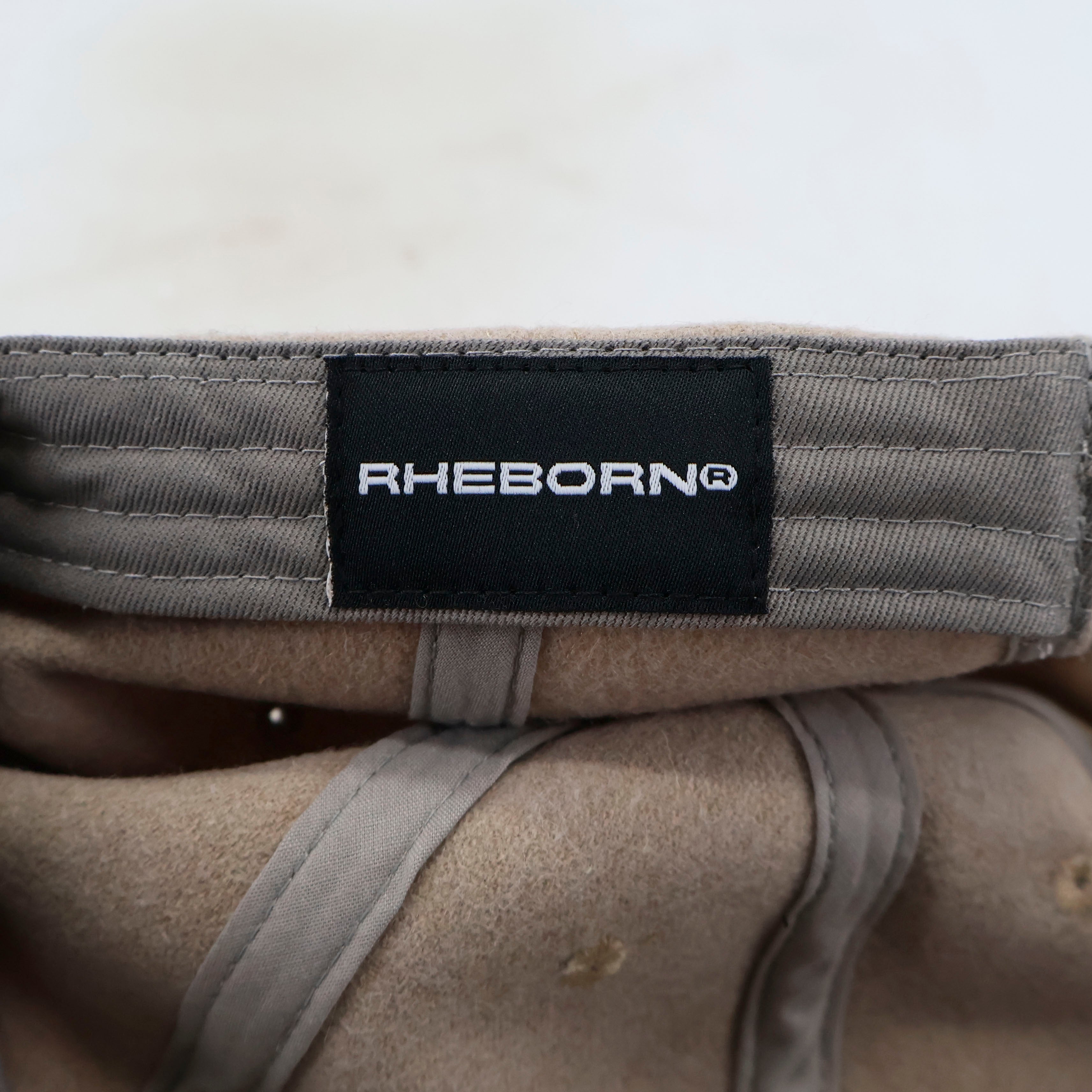 Handwritten Logo Wool Baseball Cap In Sand