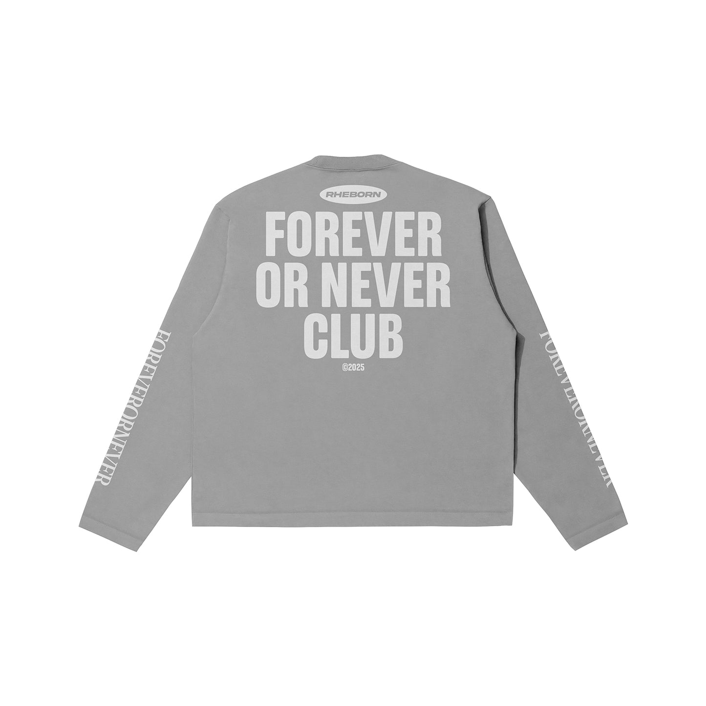 Forever Or Never Club Longsleeve Grey II