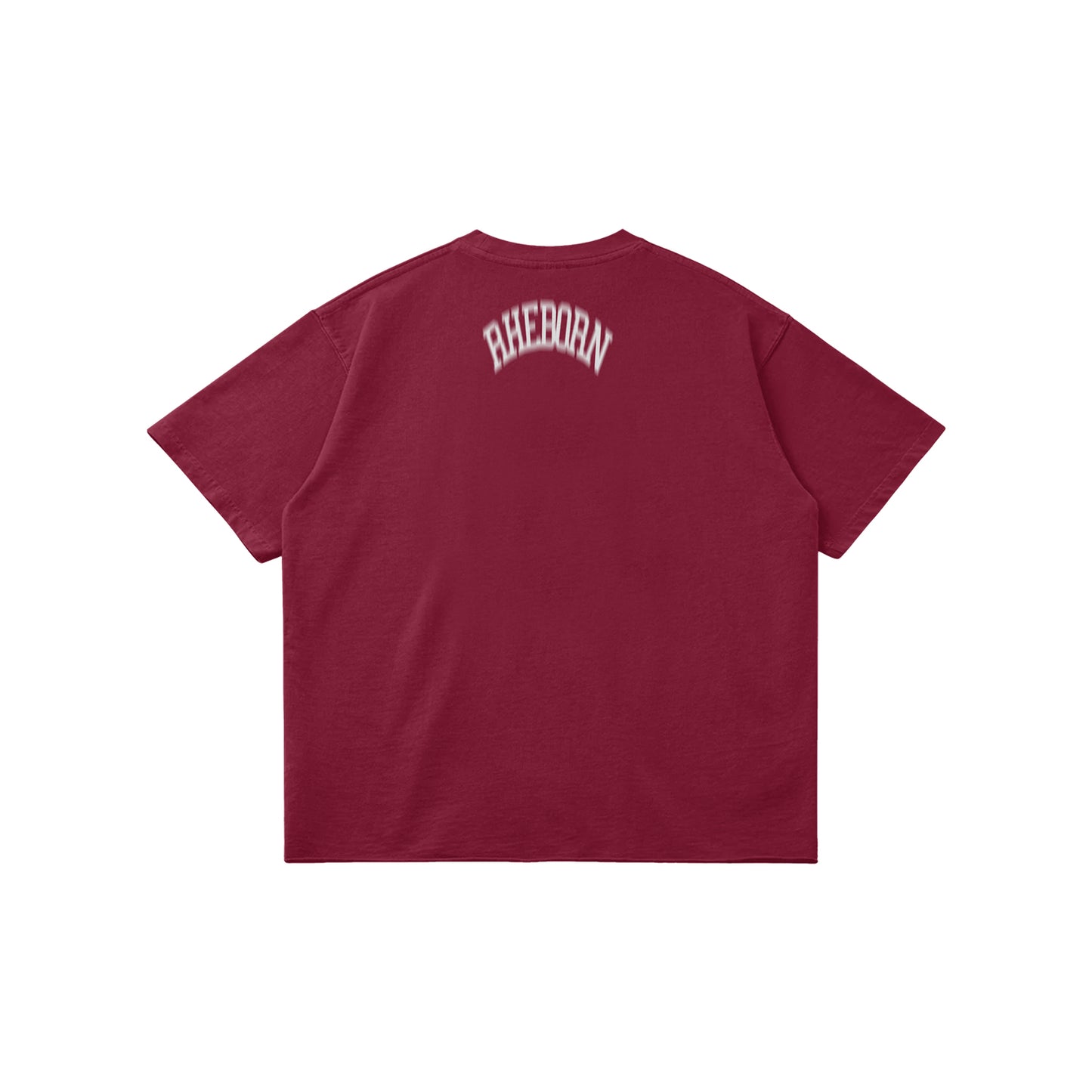 BLURRY FOREVER OR NEVER TEE BURGUNDY - WHITE (PRE ORDER)
