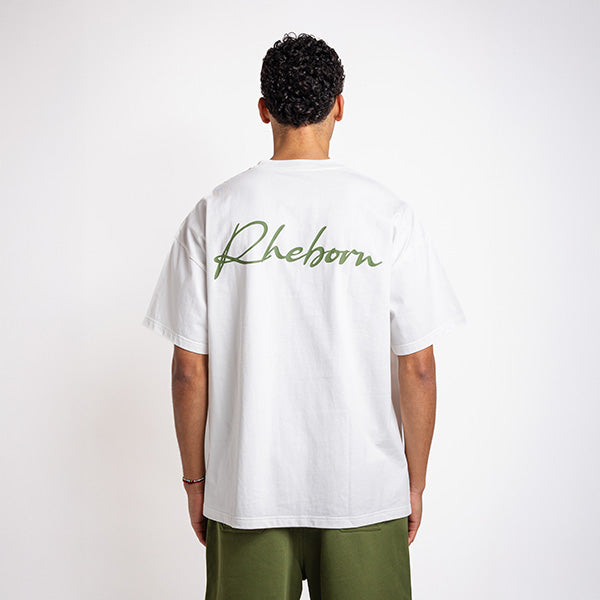 Handwritten Small Logo Tee Army Green