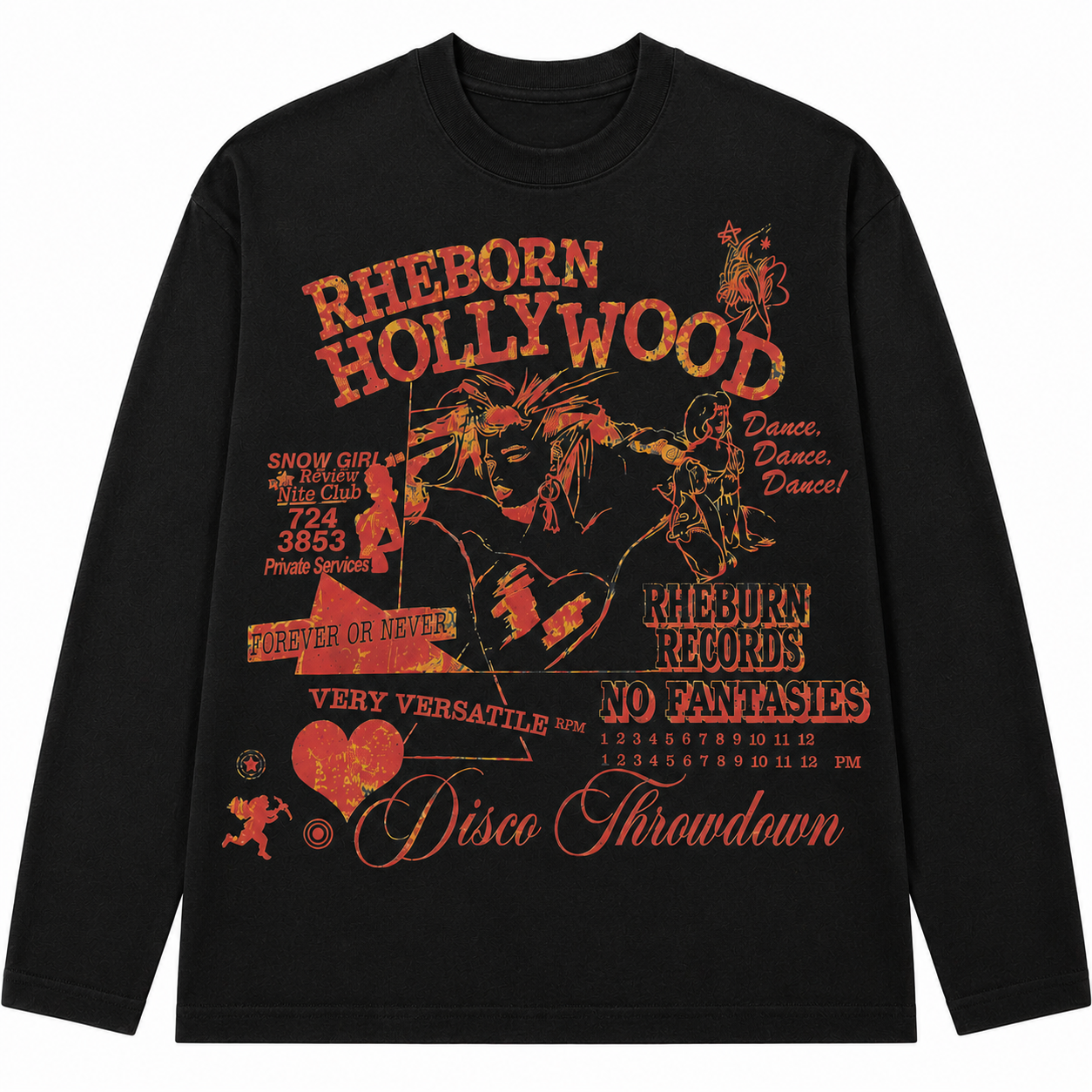 Hollywood Longsleeve Black (PRE ORDER)