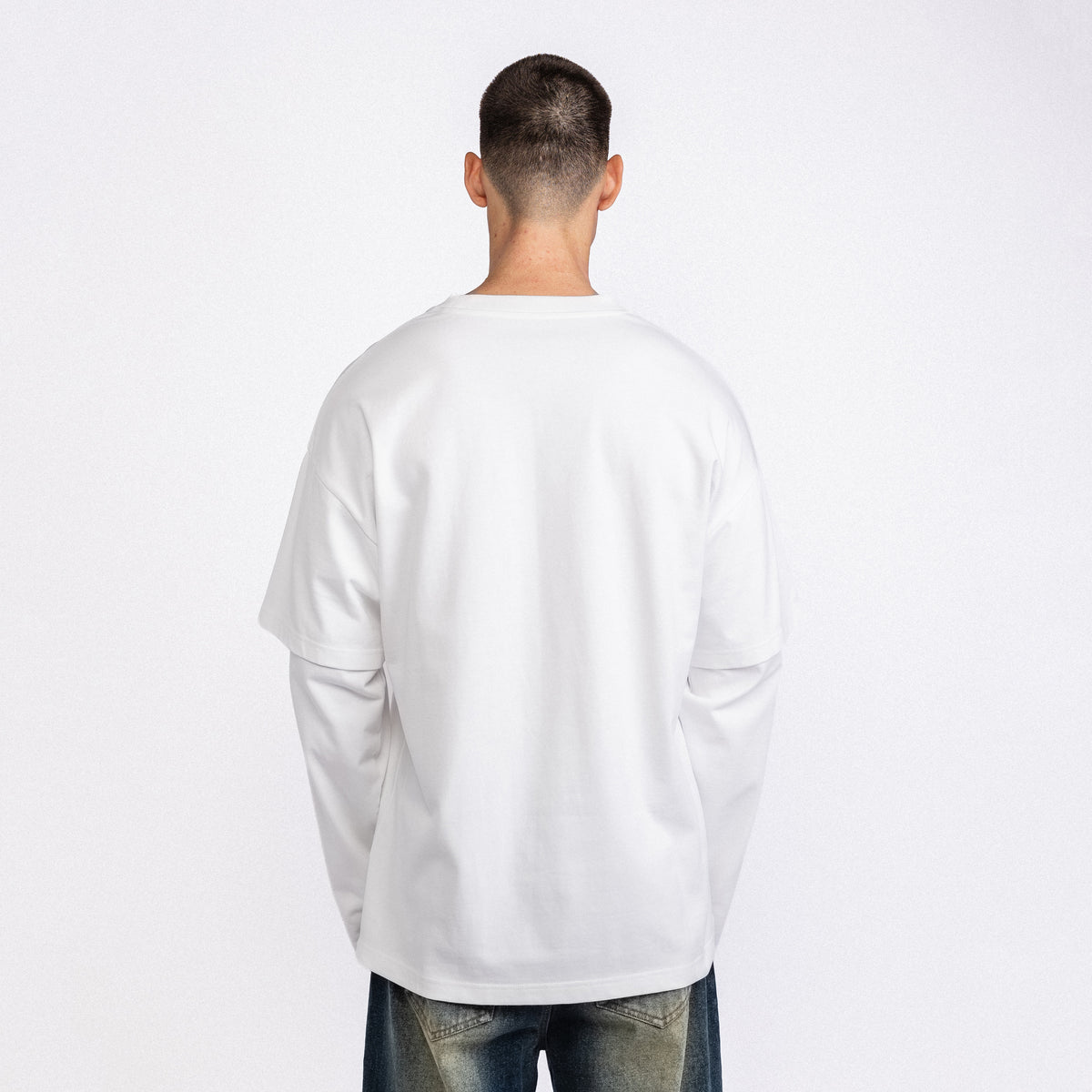 Locally Hated Double Layer Longsleeve White (PRE ORDER)