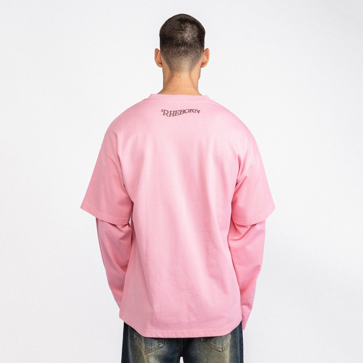 Love More Double Layer Longsleeve Pink
