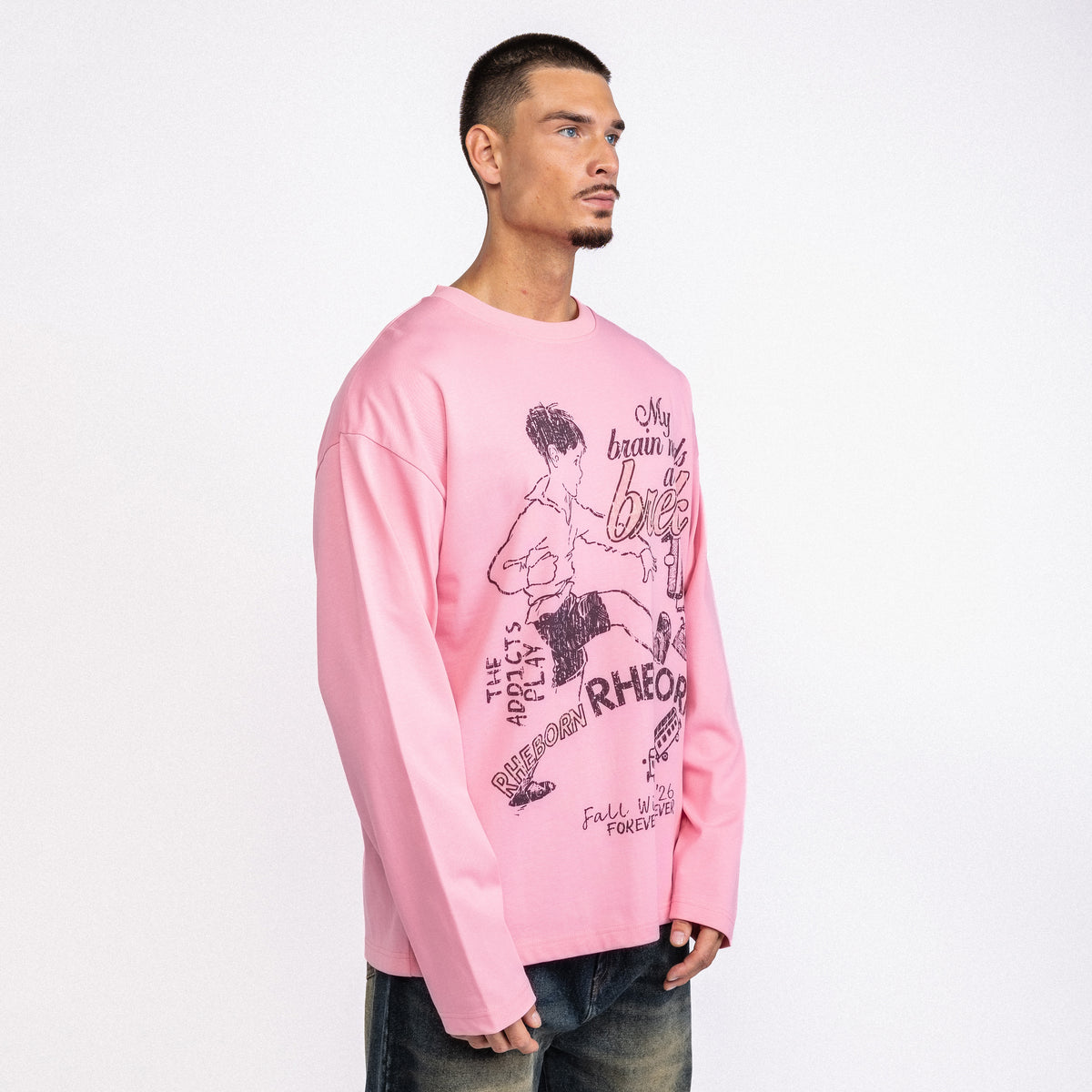 Brain Break Longsleeve Pink (PRE ORDER)