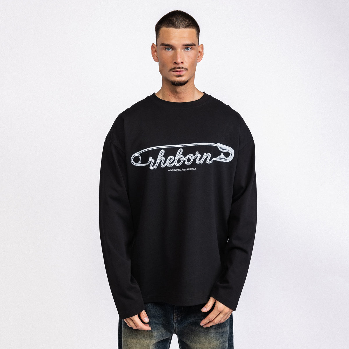 Pin Logo Longsleeve Black