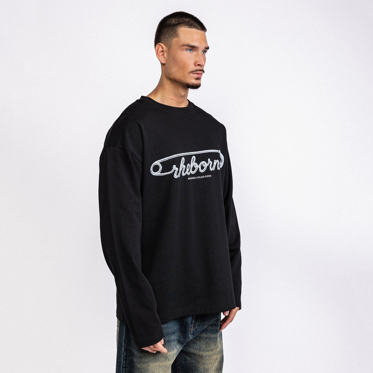 Pin Logo Longsleeve Black