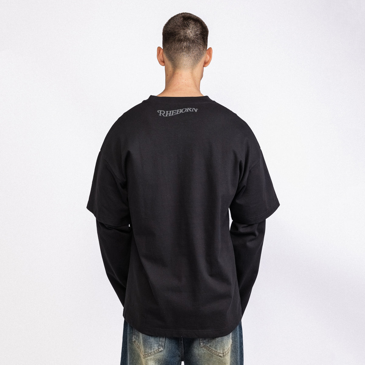 Love More Double Layer Longsleeve Black (PRE ORDER)