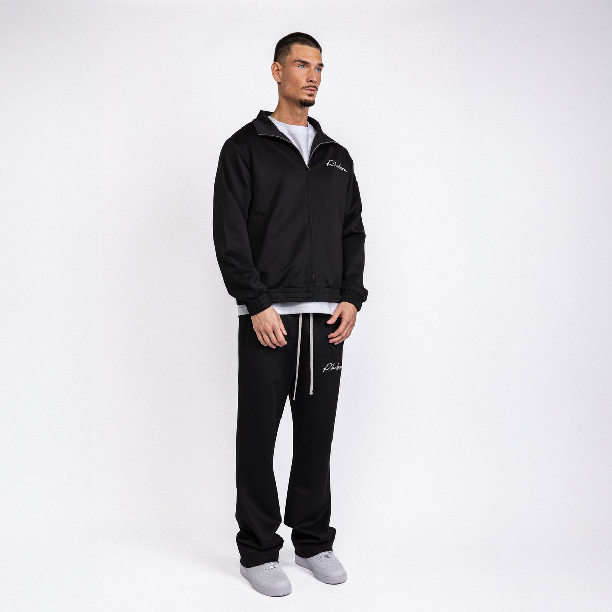 Handwritten Logo Tracksuit Black