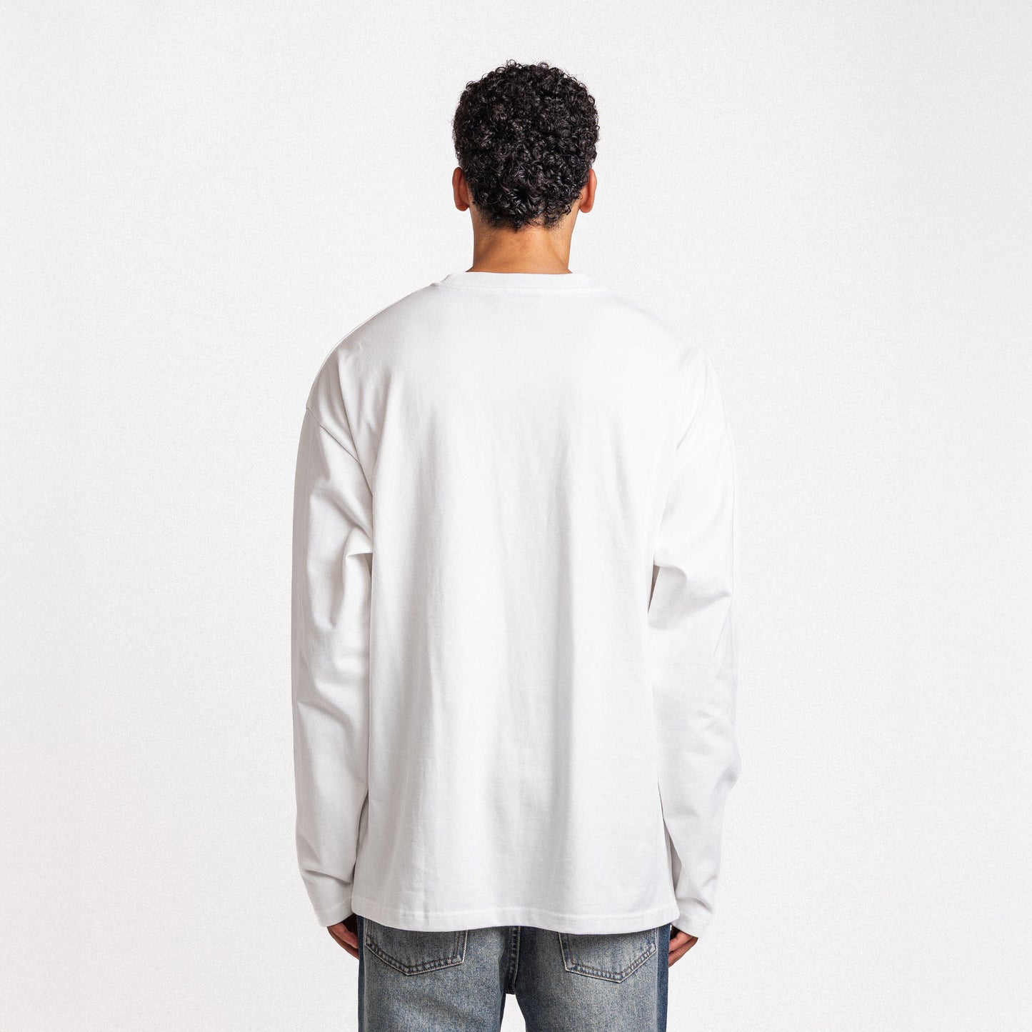 Multi Logo Longsleeve White