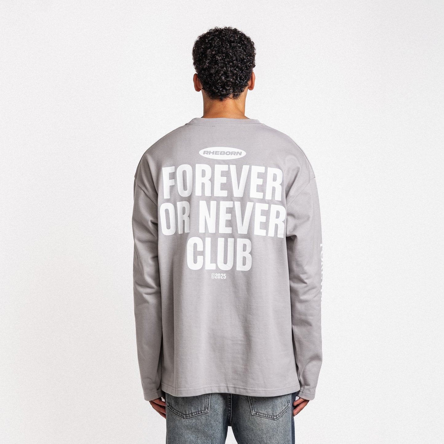 Forever Or Never Club Longsleeve Grey II