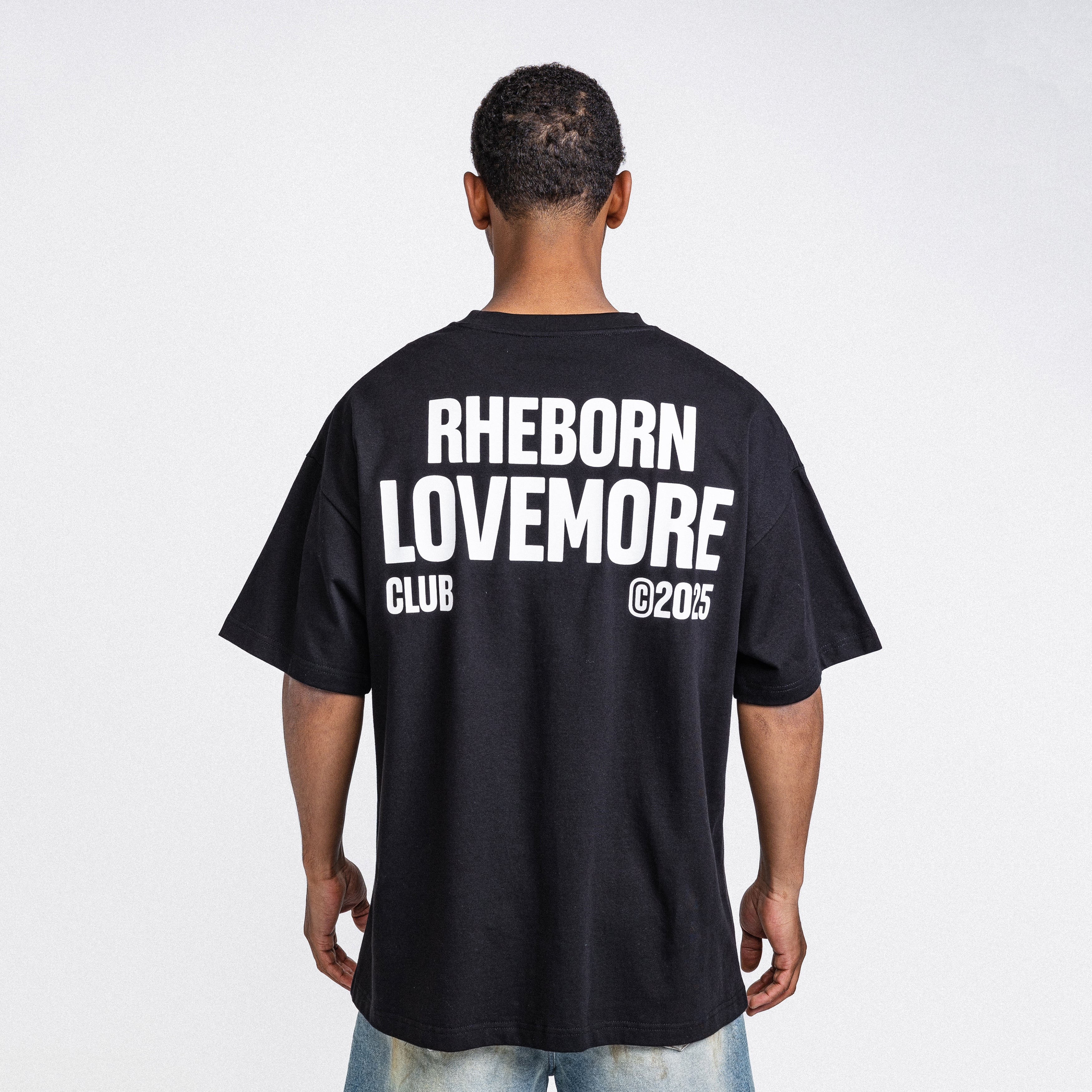 Love More Club Tee Black