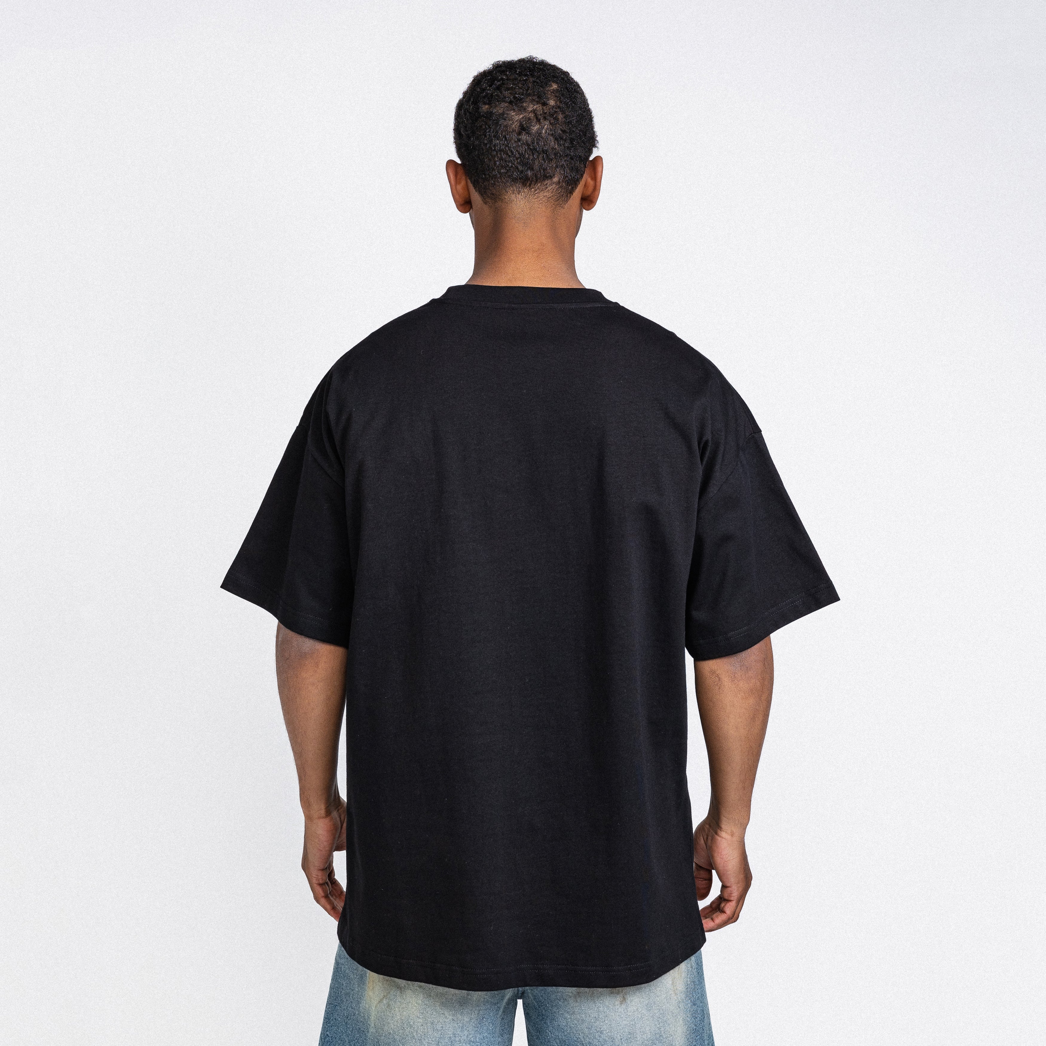Falling Logo Tee Black
