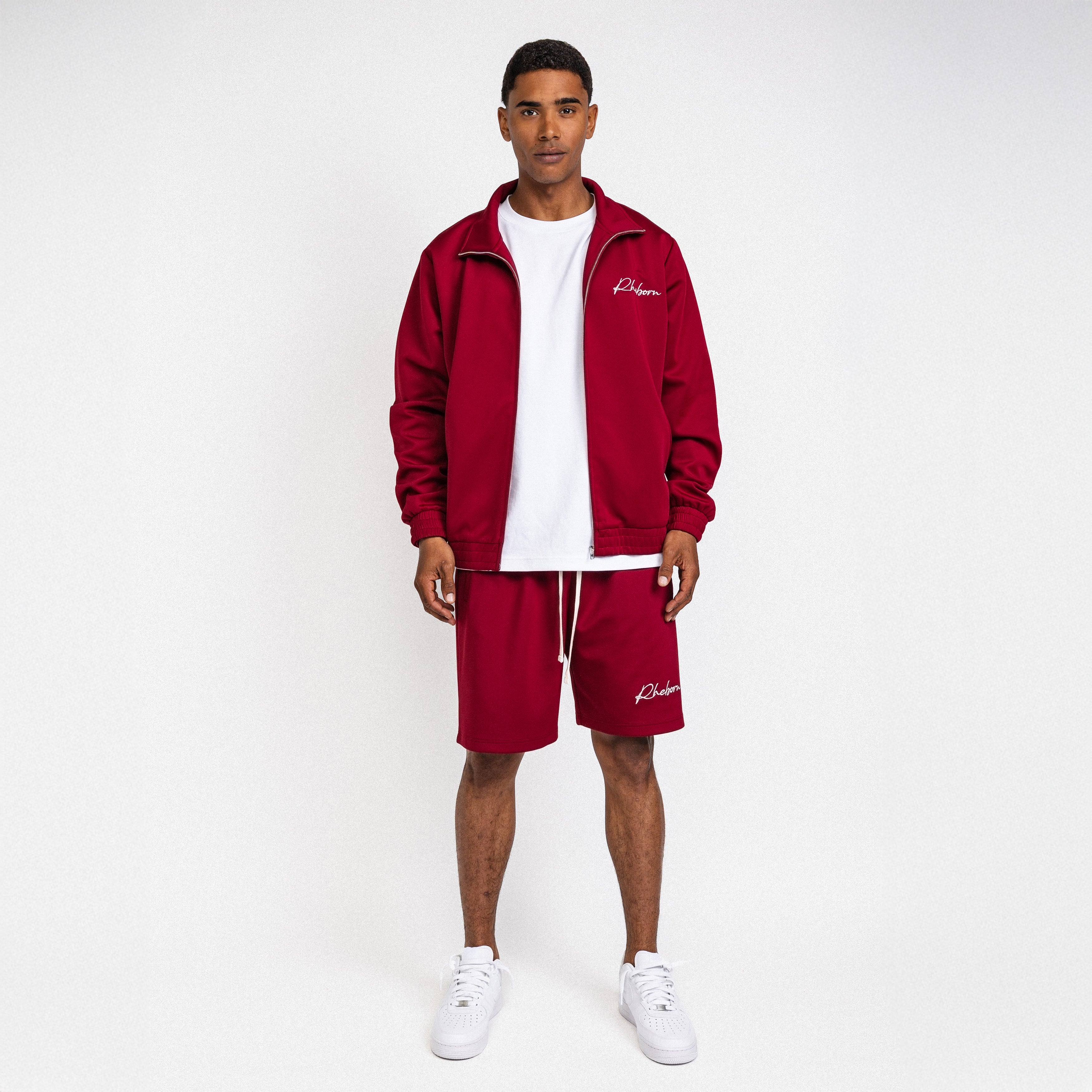 Handwritten Logo Summer Set Burgundy