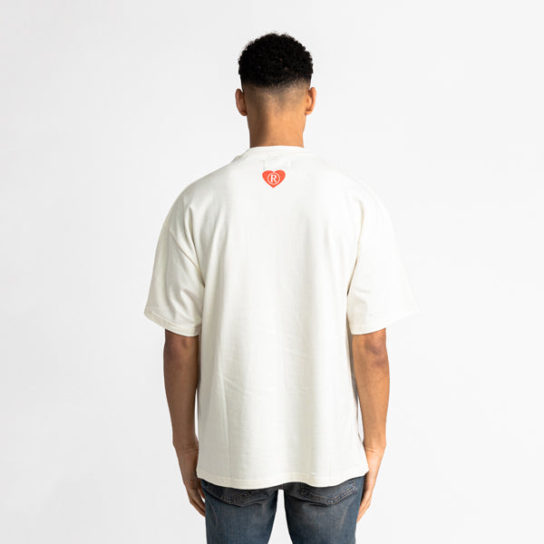 Hate To Love Tee Off White