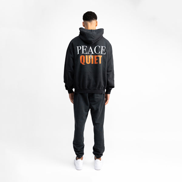 PEACE AND QUIET JOGGING SET VINTAGE BLACK