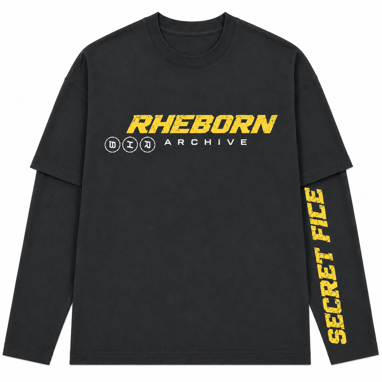 Archive Logo Double Layer Longsleeve Black (PRE ORDER)