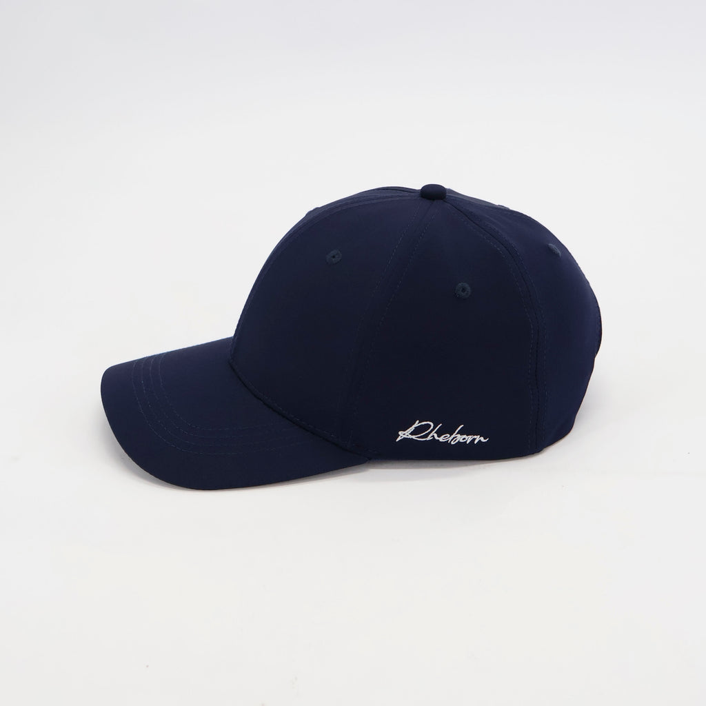 Handwritten Logo Nylon Baseball Cap in Navy (PRE ORDER)