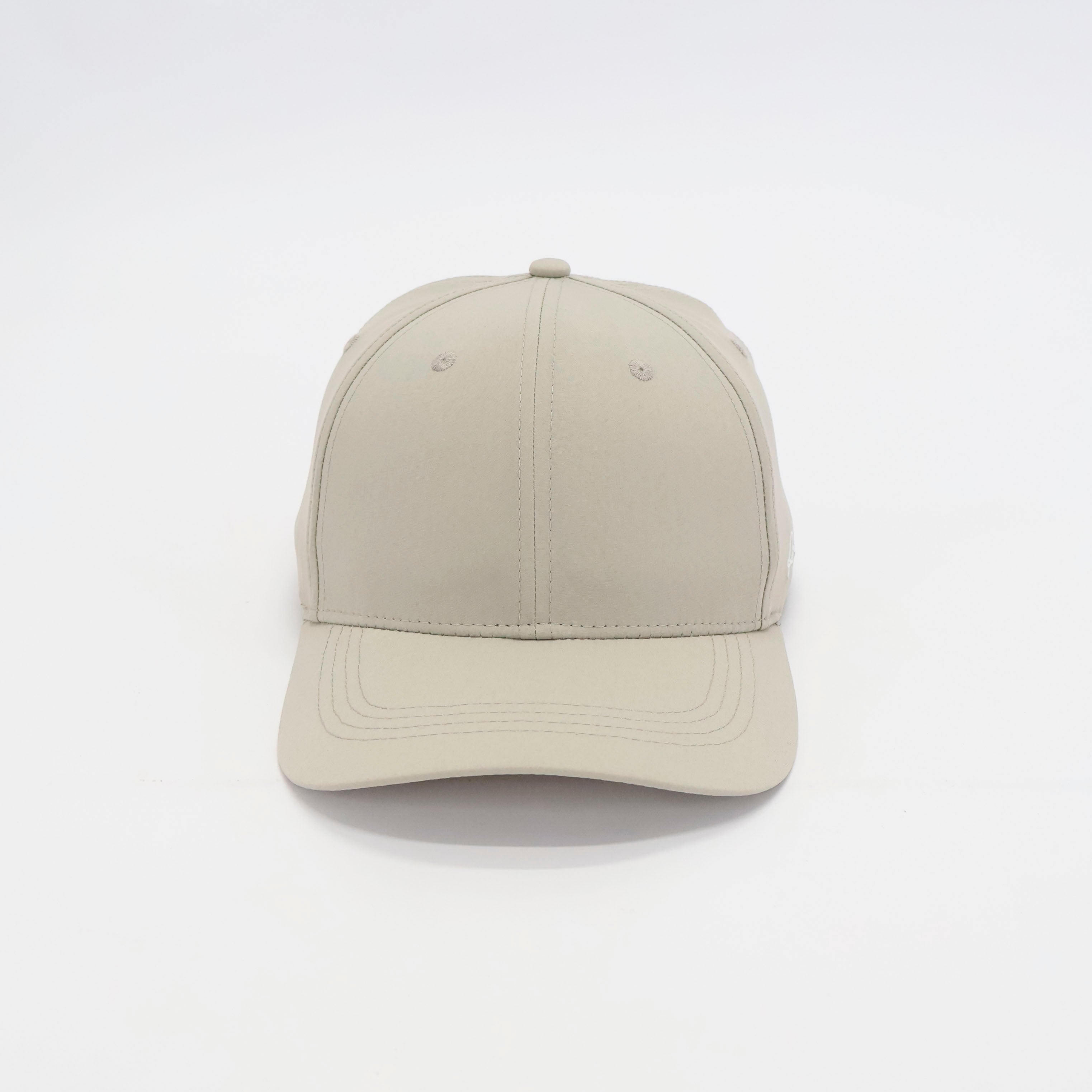 Handwritten Logo Nylon Baseball Cap in Sand