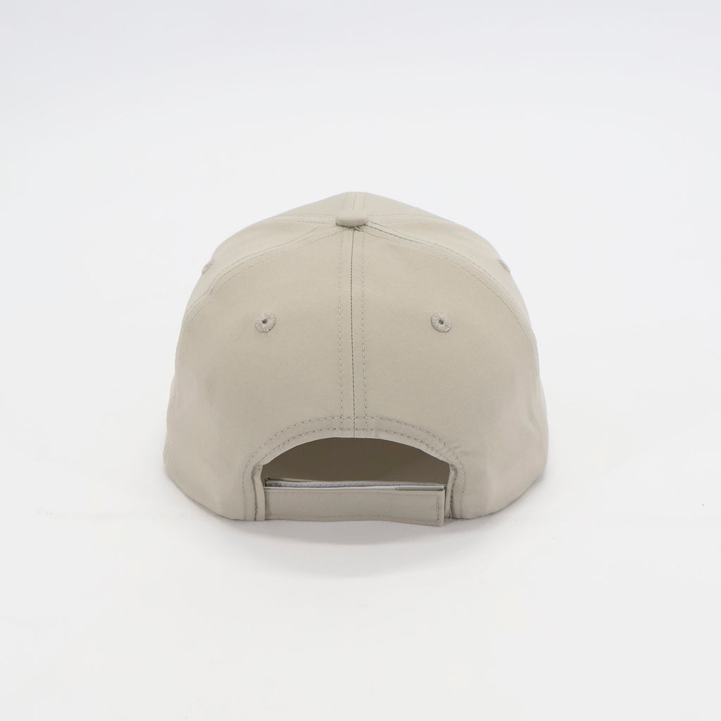 Handwritten Logo Nylon Baseball Cap in Sand (PRE ORDER)