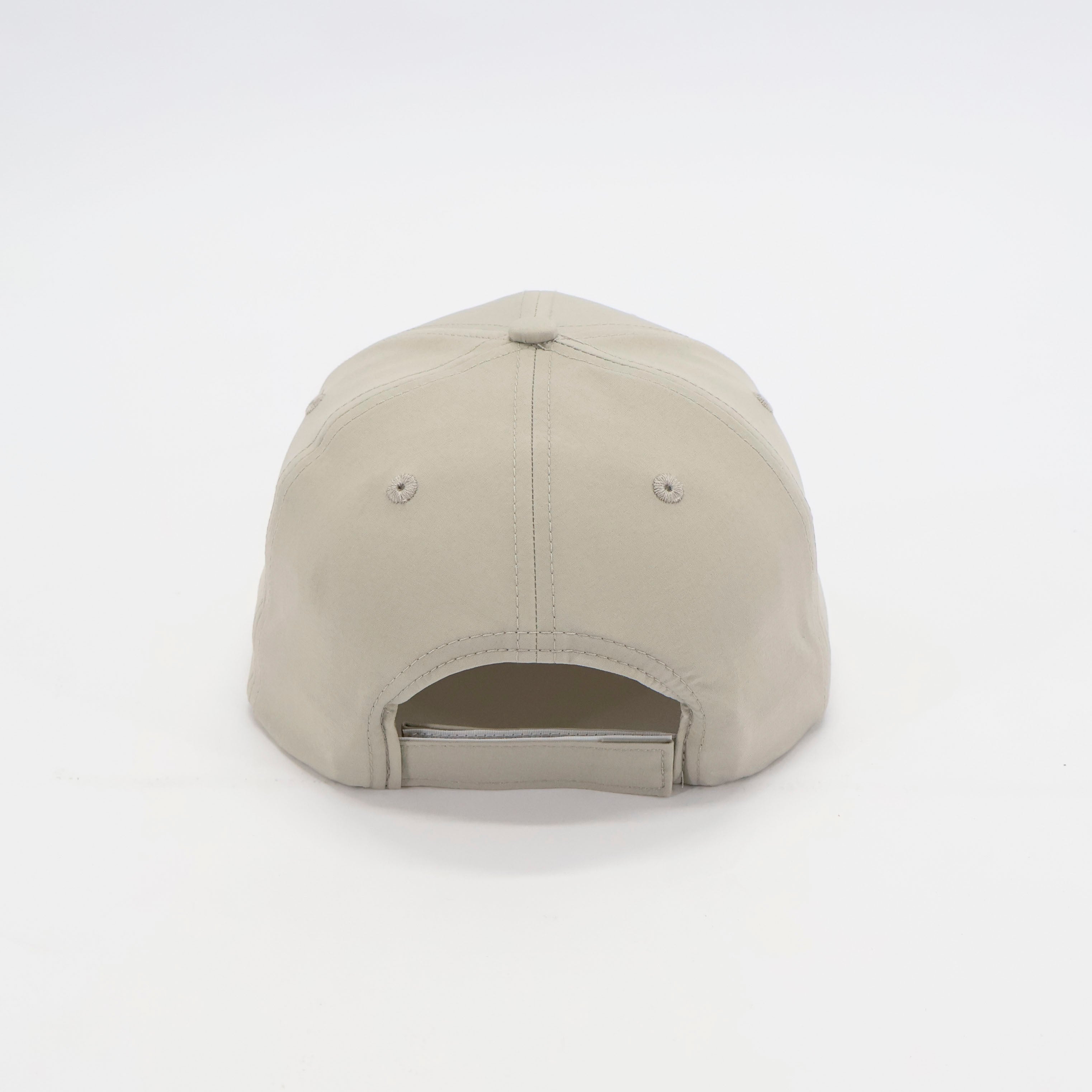 Handwritten Logo Nylon Baseball Cap in Sand (PRE ORDER)