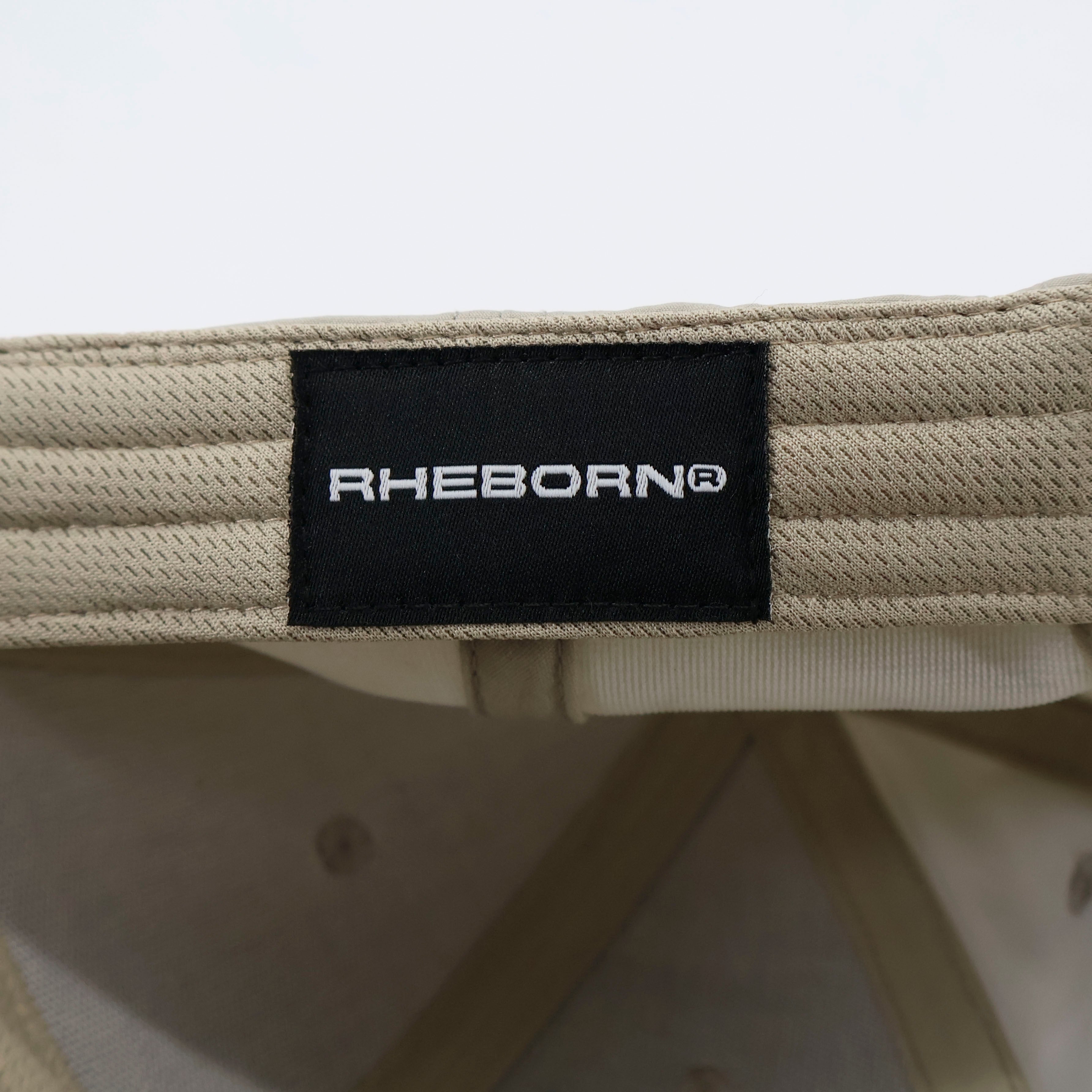 Handwritten Logo Nylon Baseball Cap in Sand