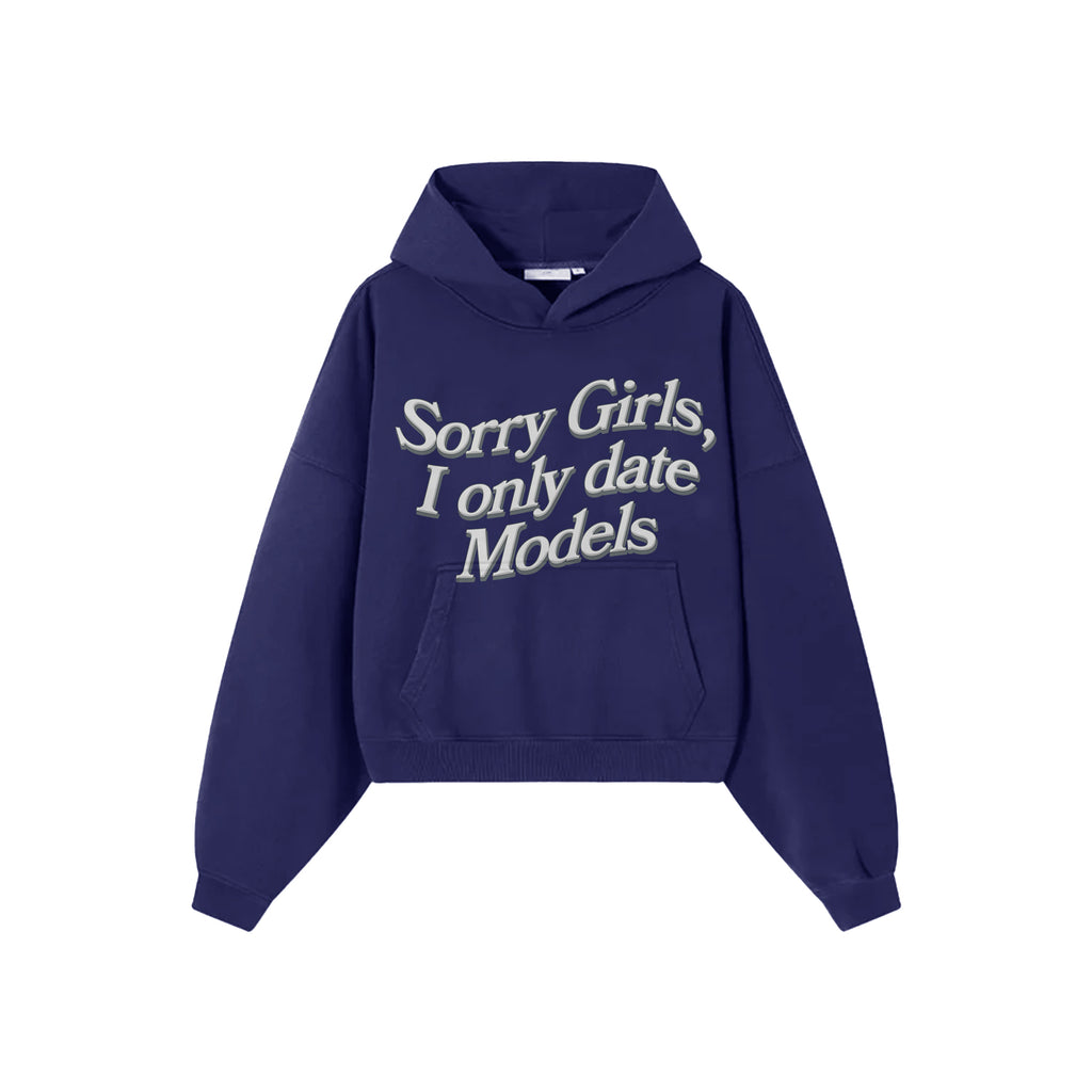 I only Date models hoodie Navy