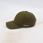 Handwritten Logo Nylon Baseball Cap in Army Green (PRE ORDER)