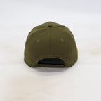 Handwritten Logo Nylon Baseball Cap in Army Green (PRE ORDER)