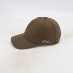 Handwritten logo wool baseball cap in Brown (PRE ORDER)