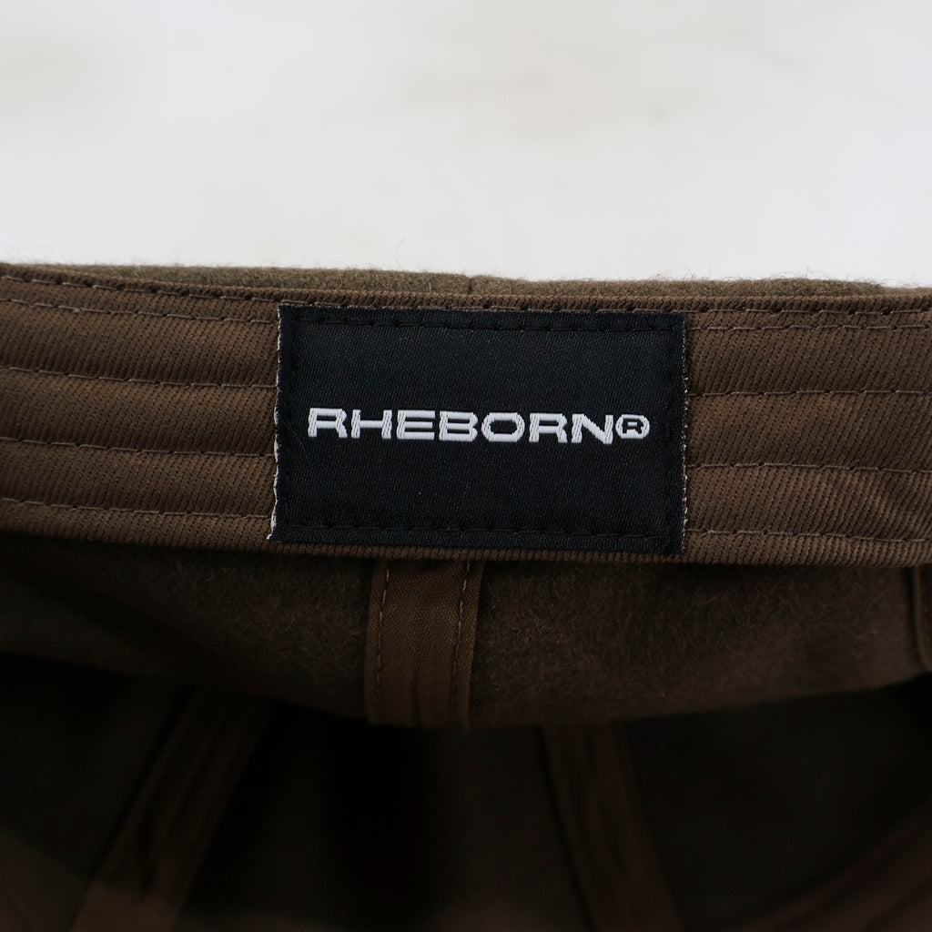 Handwritten logo wool baseball cap in Brown (PRE ORDER)