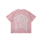 BLURRY FOREVER OR NEVER TEE PINK - WHITE (PRE ORDER)