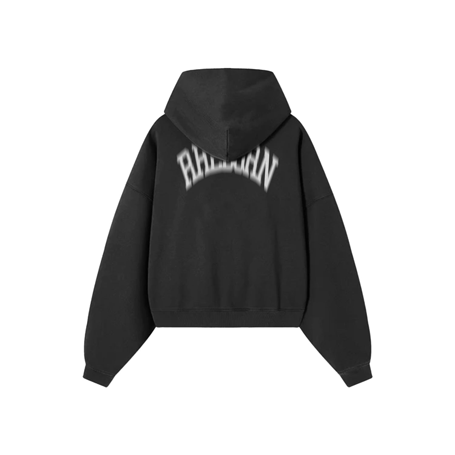 Blurry Forever or Never Hoodie Black