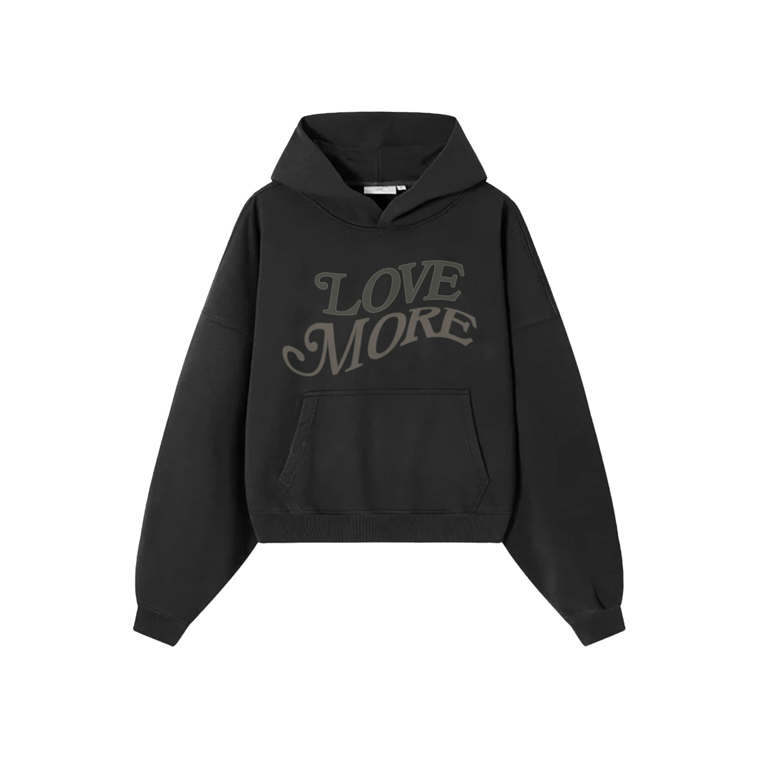 Love More Hoodie Black