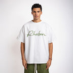 Handwritten Logo tee Army Green
