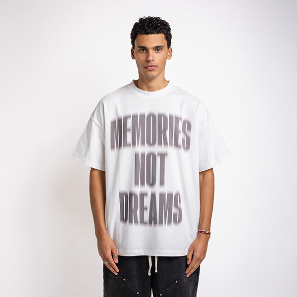 Memories Not Dreams Tee White