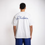 Handwritten Small Logo Tee Navy