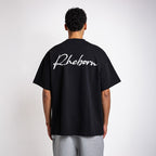 Handwritten Logo Tee Black