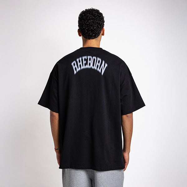 Blurry Forever or Never tee Black - White