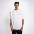 Handwritten Small Logo Tee White