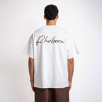 Handwritten Small Logo Tee Dark Brown