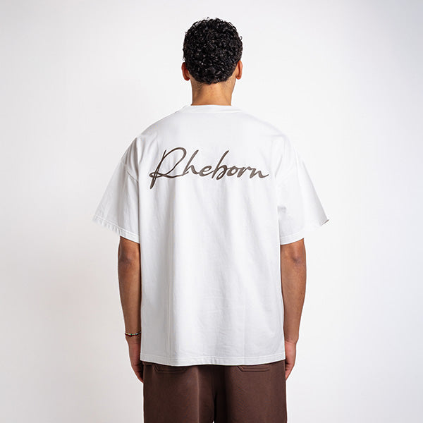 Handwritten Small Logo Tee Dark Brown