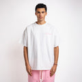 Handwritten Small Logo Tee Pink