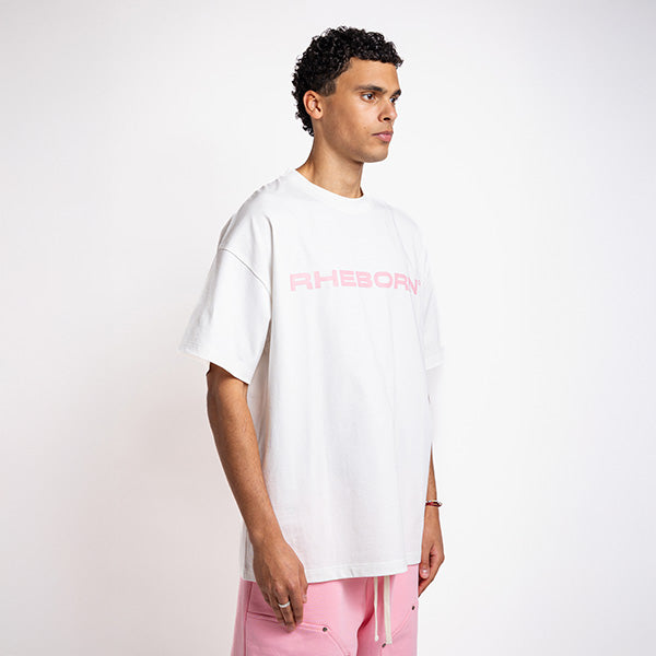 Square logo tee pink