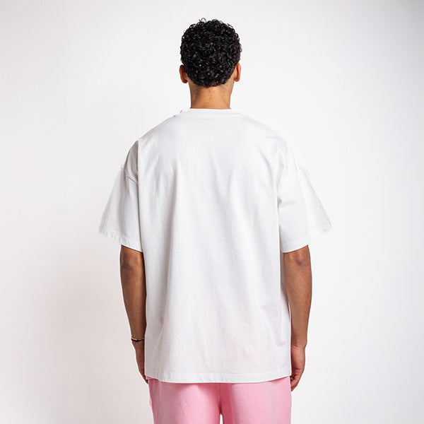 Square logo tee pink