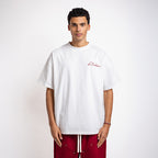 Handwritten Small Logo Tee Burgundy