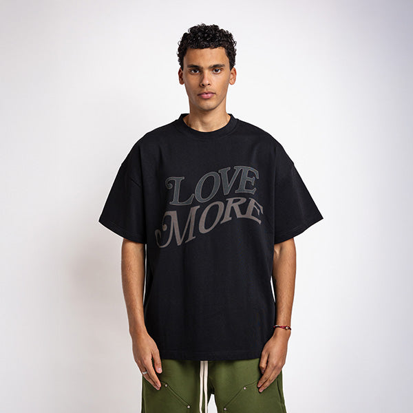 Love More Tee Black