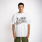 Love More Tee White