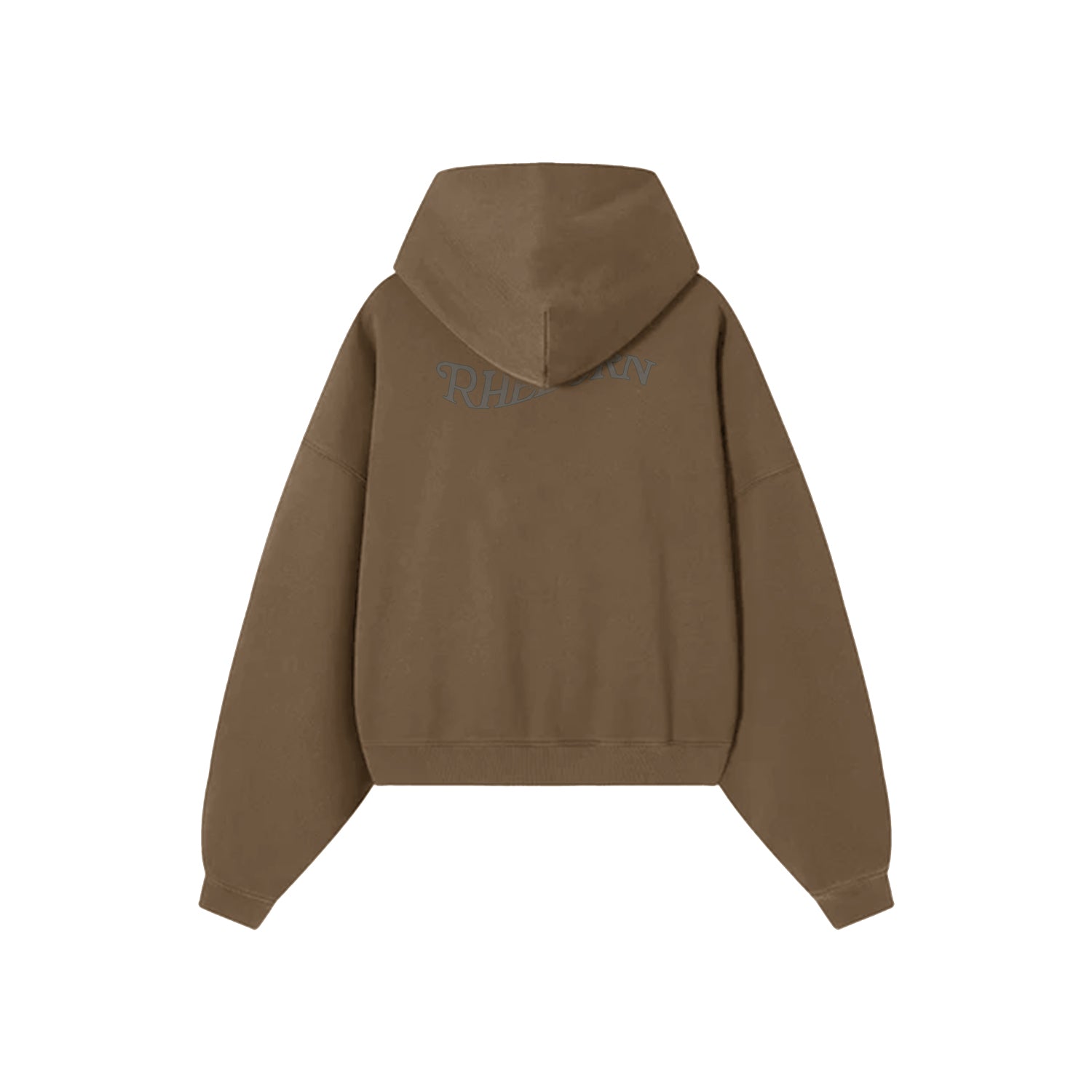 Love More Hoodie Dark Brown