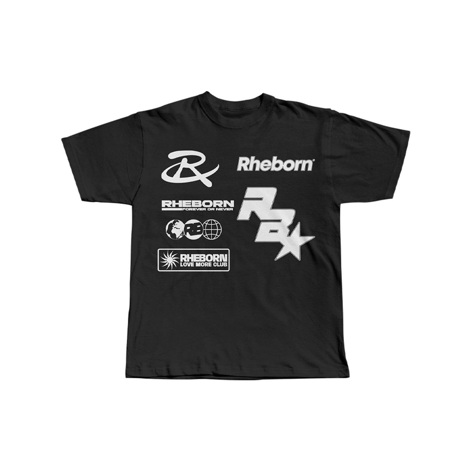 Multi Logo Tee Black (PRE ORDER)