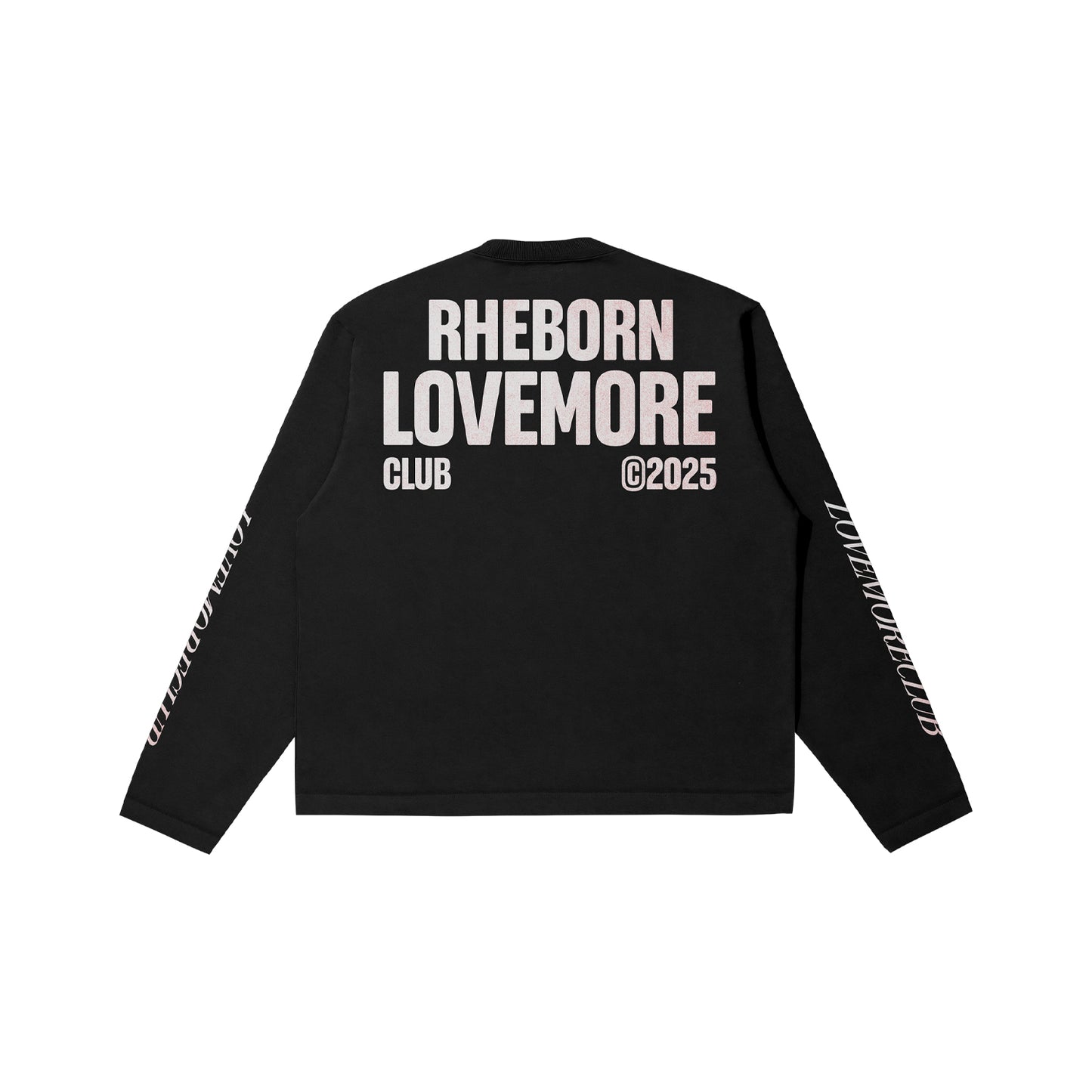 Love More Club Longsleeve Black